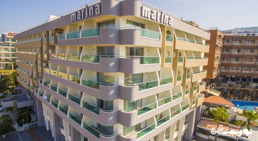 نمای ساختمان هتل مارینا اند سوئیتز